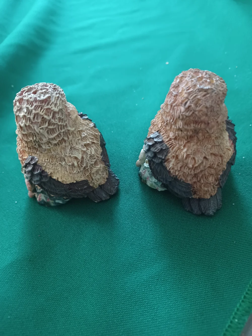 Small Pets Decorative Brown Bird Pair – Realistic Textured Salt And Pepper Shak